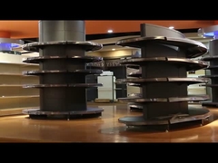 Дисплей супермаркета с овальной формой Стоять односторонний продуктовый магазин Дисплейная полка