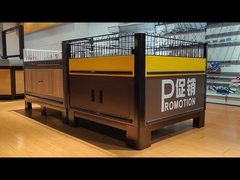 Промо-элементы Дисплейные стенды для супермаркетов Коричневые рекламные стенды