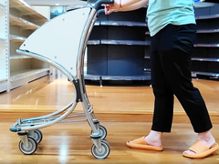 Алюминиевый аэропорт багаж троллейбус ODM Маленькая тележка с колесами