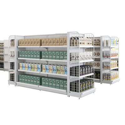 Купить Металлические стеллажи для супермаркетов Гондола 30-100 кг online manufacture