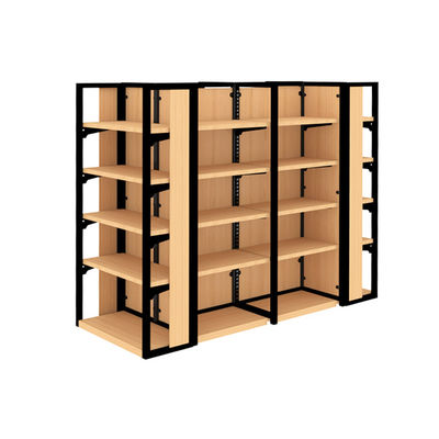 Купить Металлическая полка для супермаркетов Легкая стойка для дисплеев 30-100KGS Мощность online manufacture