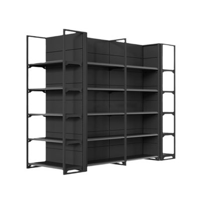 Купить Double-Sided Gondola Shelving 5-Shelf Supermarket Display Rack online manufacture