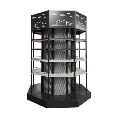 Купить Customized 5-Shelf Metal Supermarket Gondola Rack 80kg Capacity online manufacture