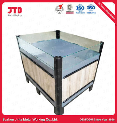 Купить Супермаркета CE выставочных витрин Брауна стеллаж для выставки товаров выдвиженческого деревянный online manufacture