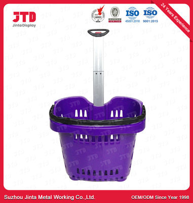 Купить пластиковая корзина для товаров 55L с разверткой OEM ручек online manufacture