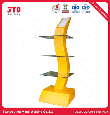 Купить Подгонянный стальной дисплей магазина Q195 включая в набор отложенных изменений с освещать особенную форму online manufacture