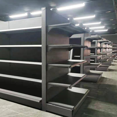 Простая установка Экранные полки для супермаркетов Касательное грузоподъемность 30-80 кг/слой